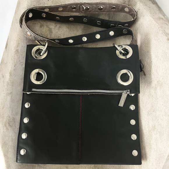 Hammitt Handbags - Hammitt Montana Rev LG Reversible Black & 
Pewter Bag Deadstock